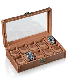 Designhuette Watch Box Camel 10 Brown 70005-133.