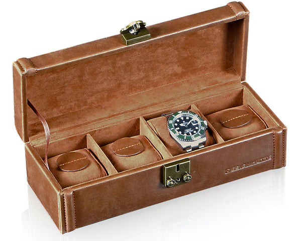 Designhuette Watch Box Camel 4 Brown 70005-132