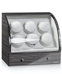 Designhuette Watch Winder Basel 6 LCD Dark Oak