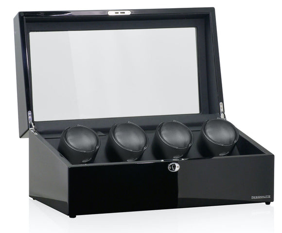 Designhuette Watch Winder Munchen 4 Lcd Black/Black