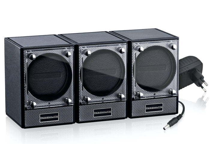 Designhuette Watch Winder Piccolo Starter Kit 3 Carbon