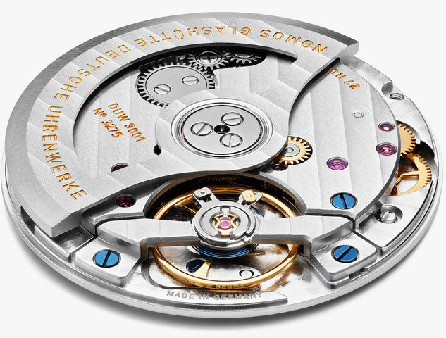 Nomos Glashutte Ahoi Neomatik Siren Blue Sapphire Crystal Watch