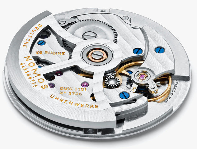 Nomos Glashutte Watch Ahoi Datum Signalblau Sapphire Crystal