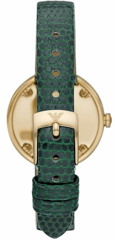 Emporio Armani Watch Two Hand Green Ladies