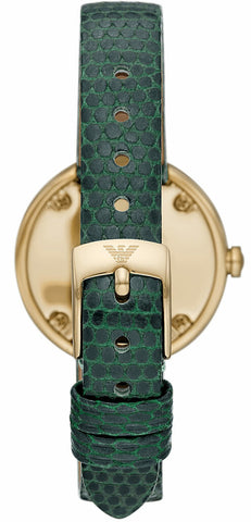Emporio Armani Watch Two Hand Green Ladies