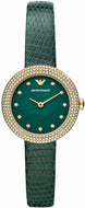 Emporio Armani Watch Two Hand Green Ladies AR11419