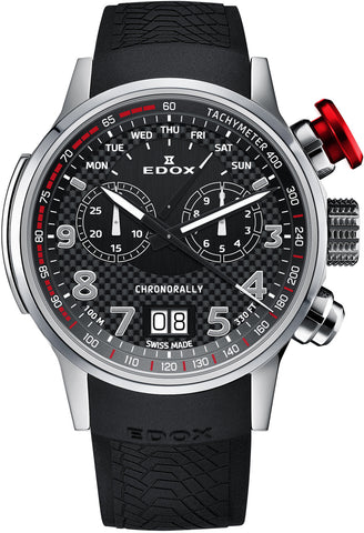 Edox Watch Chronorally Chronograph 38001 TIN NRO3
