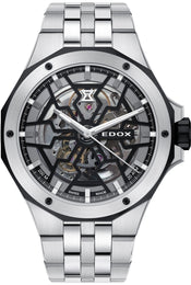 Edox Watch Delfin Mecano 3 Hands Skeleton 85303 3NM NBG