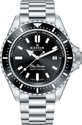 Edox Watch Skydiver Neptunian Automatic 3 Hands 80120 3NM NIN