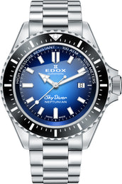 Edox Watch Skydiver Neptunian Automatic 3 Hands 80120 3NM BUIDN