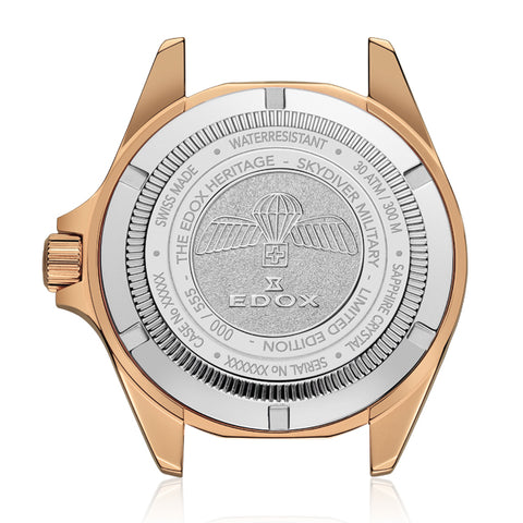 Edox Watch Skydiver Military Limited Edition