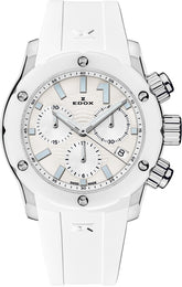 Edox Watch CO-1 Chrono Chronolady 10225 3B BIN