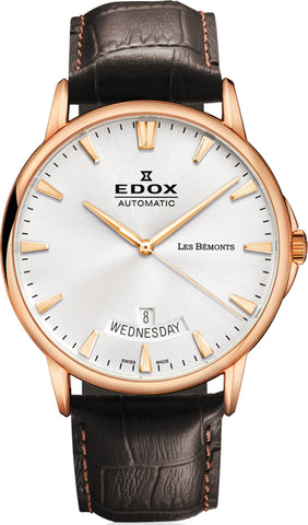 Edox Watch Les Bemonts Day Date 83015 37R BIR