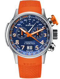 Edox Watch Chronorally Quartz Chronograph Titanium 38001 TINOCAO BUO3