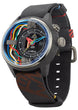 Electricianz Nylon Carbon Z 45mm Leather Watch D
