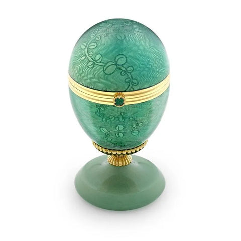 Faberge 18ct Yellow Gold Red Enamel Limited Edition Egg Objet with Wild Rose Surprise 3423_2