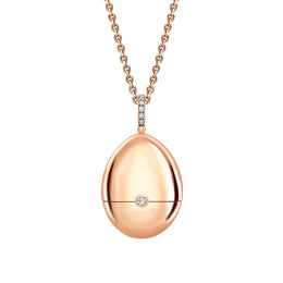 Faberge Essence 18ct Rose Gold Ruby Set Rose Surprise Locket 3545_2