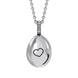 Faberge Essence 18ct White Gold 0.08ct Diamond Heart Egg Pendant Exclusive Edition, 1998CH3252_2