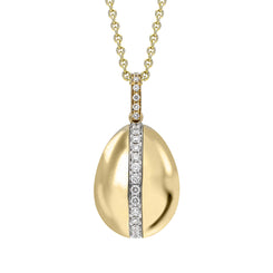 Faberge Heritage 18ct Yellow Gold Diamond Egg Pendant Exclusive Edition, 572EC3238