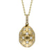 Faberge Treillage 18ct Yellow Gold Diamond Egg Pendant Exclusive Edition, 576EC3236