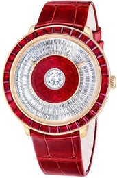 Faberge Watch Dalliance Gemaddict Ruby Rose Gold 1935