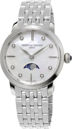 Frederique Constant Watch Slimline Moonphase FC-206MPWD1S6B