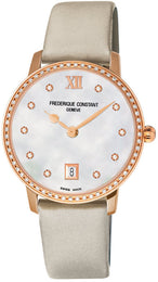 Frederique Constant Watch Slim Line Joaillerie FC-220MPW4SD34