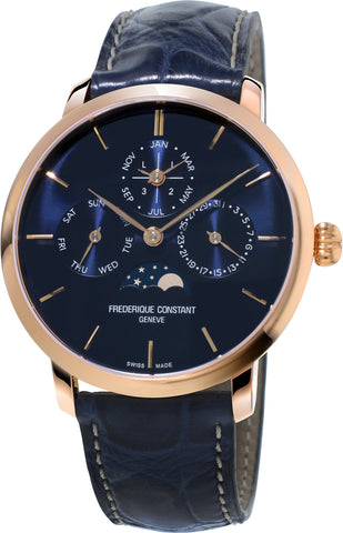Frederique Constant Watch Slimline Perpetual Calendar FC-775N4S4