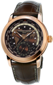 Frederique Constant Watch Classic Worldtimer Manufacture FC-718BRWM4H4