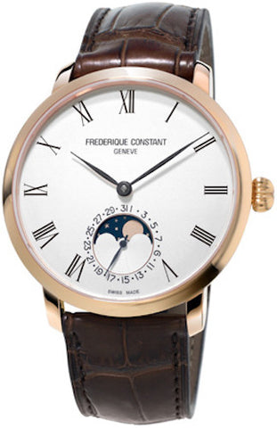 Frederique Constant Watch Slimline Moonphase Manufacture FC-705WR4S4