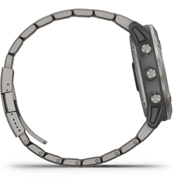 Garmin Watch Fenix 6X Pro Solar Titanium With Titanium Band D