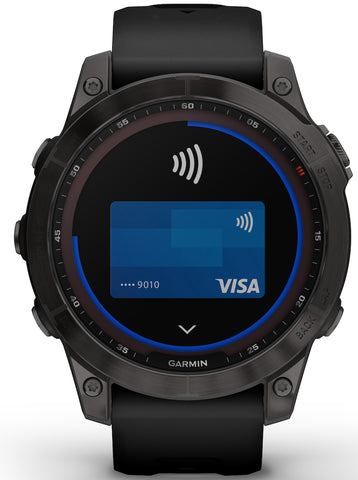 Garmin Watch Fenix 7 Sapphire Solar Carbon Gray DLC Titanium