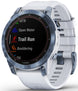 Garmin Watch Fenix 7 Sapphire Solar Mineral Blue Titanium 010-02540-25