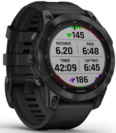 Garmin Watch Fenix 7 Sapphire Black DLC Titanium
