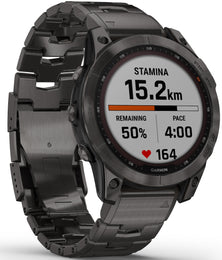 Garmin Fenix 7 Sapphire Carbon Gray DLC Titanium D