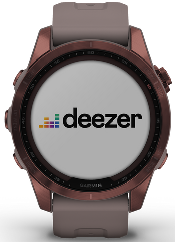 Garmin Watch Fenix 7S Sapphire Solar Dark Bronze Titanium D