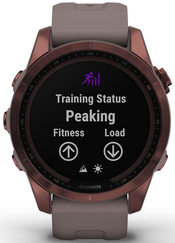 Garmin Watch Fenix 7S Sapphire Solar Dark Bronze Titanium D