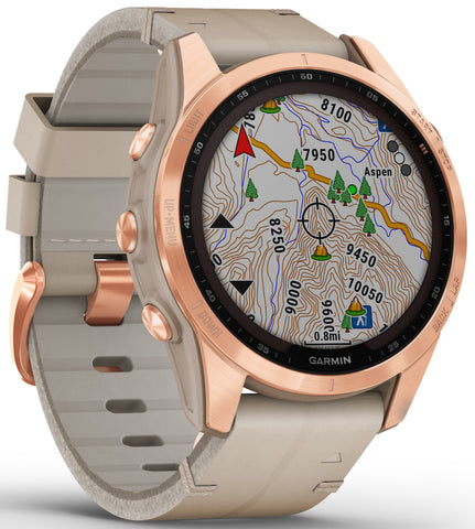 Garmin Watch Fenix 7S Sapphire Solar Rose Gold Titanium