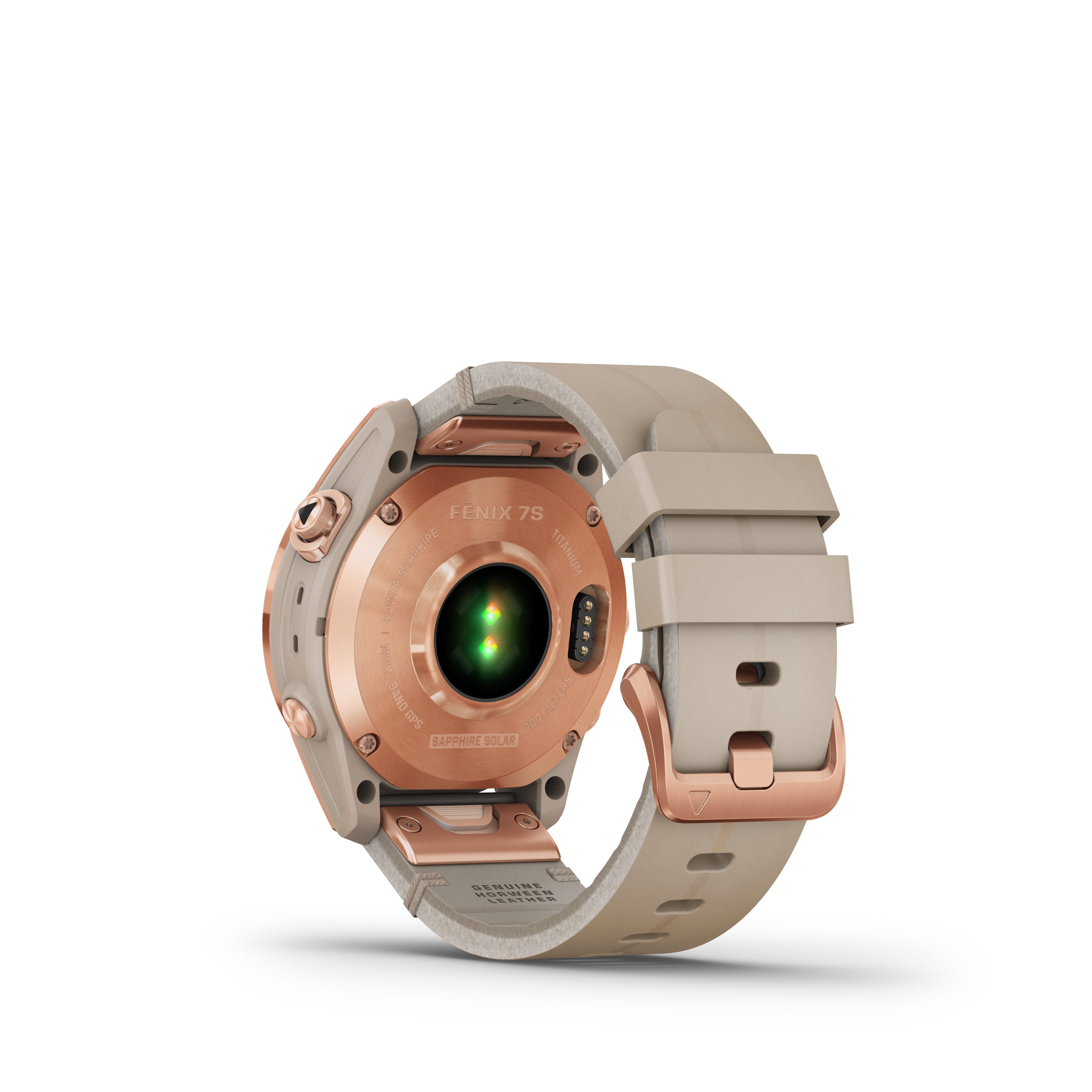 Garmin Watch Fenix 7S Sapphire Solar Rose Gold Titanium 010 02539 35 Watch Jura Watches