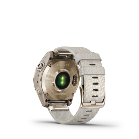 Garmin Watch Fenix 7S Sapphire Solar Cream Gold Titanium