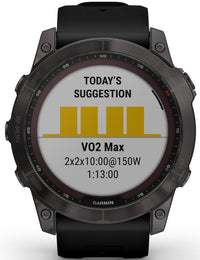 Garmin Watch Fenix 7X Sapphire Carbon Grey Titanium D