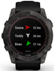 Garmin Watch Fenix 7X Sapphire Carbon Grey Titanium D