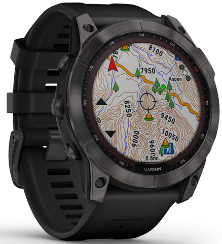 Garmin Watch Fenix 7X Sapphire Carbon Grey Titanium D