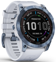 Garmin Watch Fenix 7X Sapphire Solar Whitestone Titanium