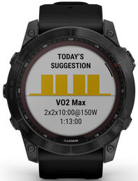 Garmin Watch Fenix 7X Sapphire Solar Black Titanium D