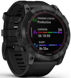 Garmin Watch Fenix 7X Sapphire Solar Black Titanium D