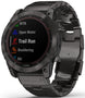 Garmin Watch Fenix 7X Sapphire Solar Carbon Grey Titanium 010-02541-27