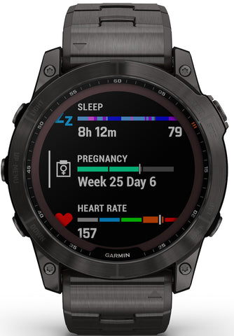 Garmin Watch Fenix 7X Sapphire Solar Carbon Grey Titanium
