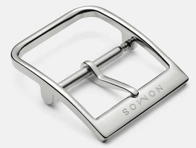 Nomos Glashutte Watch Lambda White Gold Sapphire Crystal