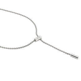 Fope Aria 18ct White Gold 0.01ct Diamond Adjustable Slider Necklace
